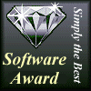 Award from Simply the Best Software April 2000